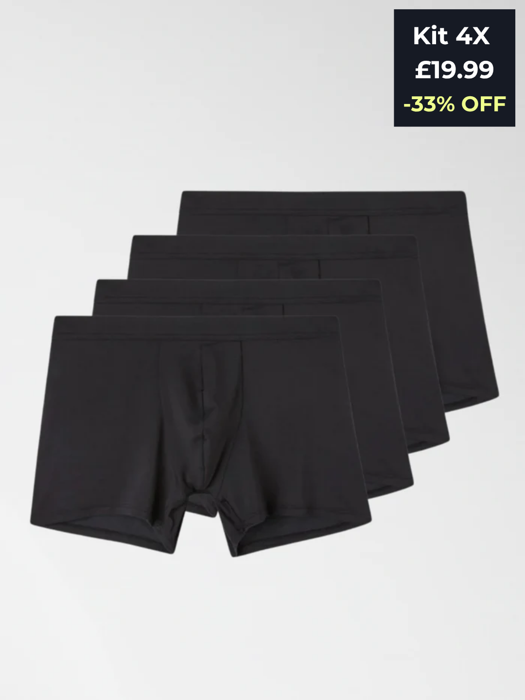 Kit 4x Bamboo Fiber Performance Briefs