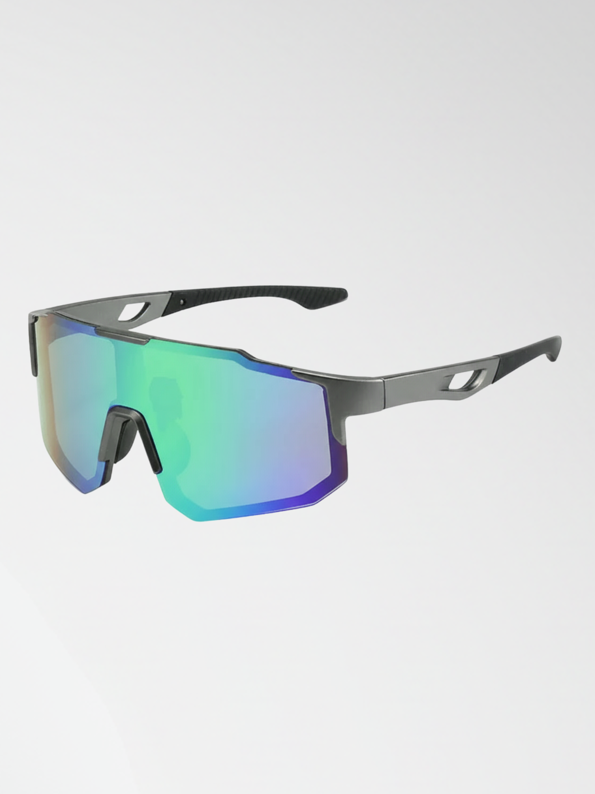Flux Graphite/Green - Sunglasses for Running, Cycling and Beach Tennis