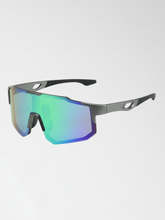 Flux Graphite/Green - Sunglasses for Running, Cycling and Beach Tennis