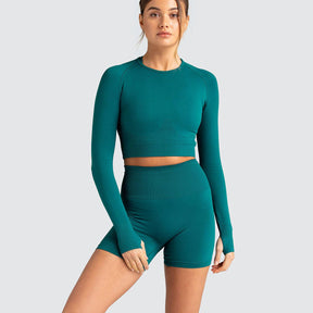 Cropped Act Fitness Long Sleeve