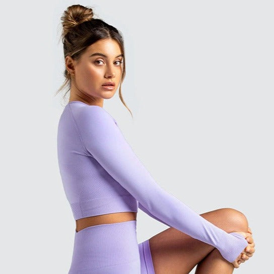Cropped Act Fitness Long Sleeve