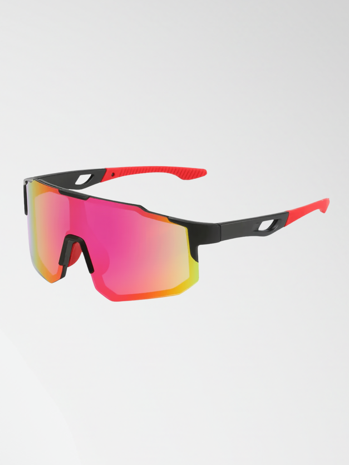 Flux Black/Red - Sunglasses for Running, Cycling and Beach Tennis