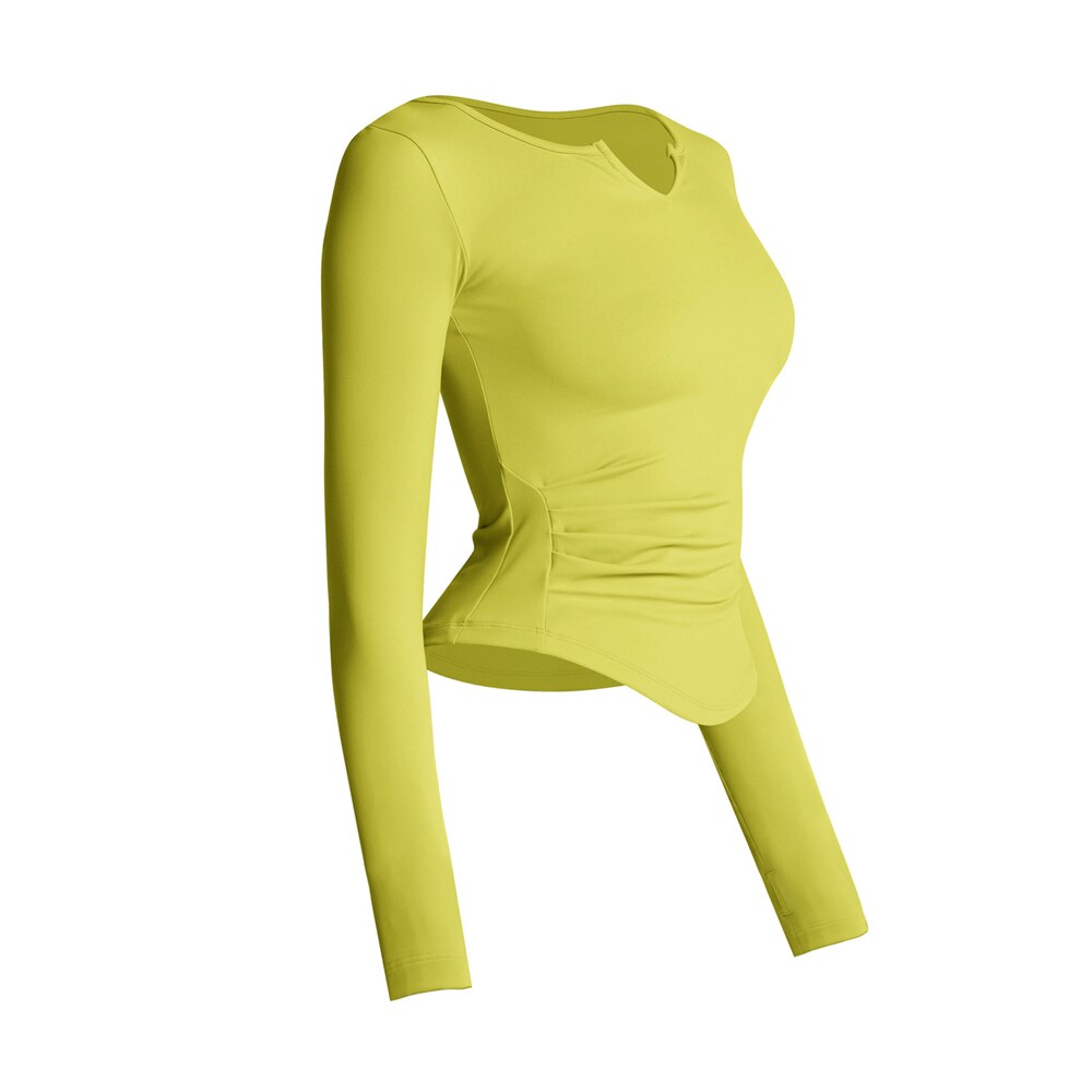 Long-sleeved V-neck blouse by Axtro Act