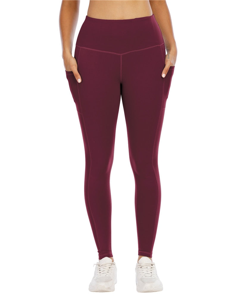 Fitness Leggings with Cell Phone Pocket