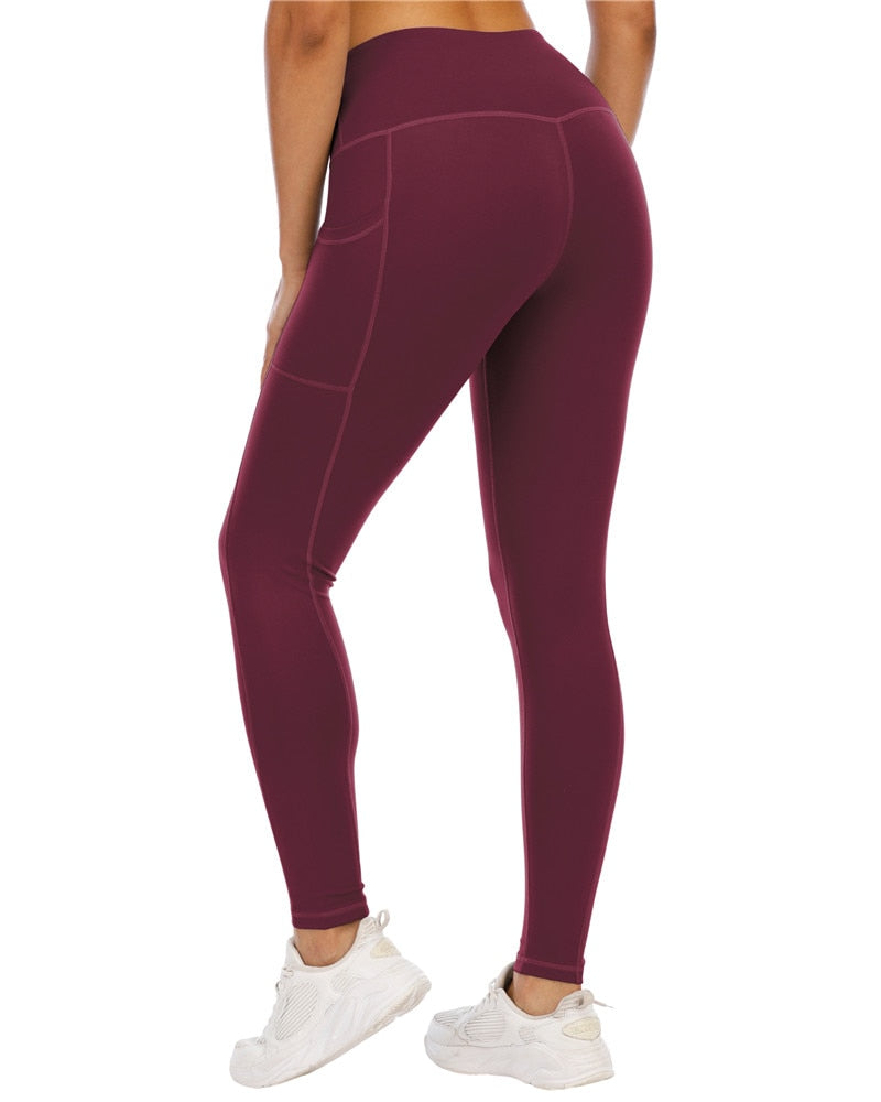 Fitness Leggings with Cell Phone Pocket