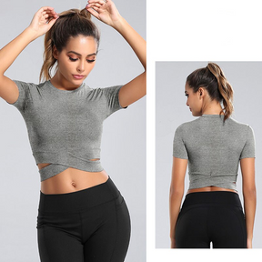 Cropped Short Sleeve Axtro Act