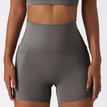 Women's Fitness Shorts with Pocket - Axtro Act