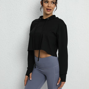 Axtro Act Cropped Hoodie