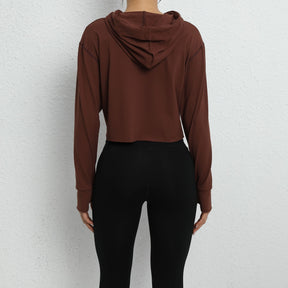 Axtro Act Cropped Hoodie