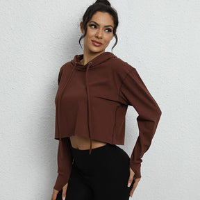 Axtro Act Cropped Hoodie