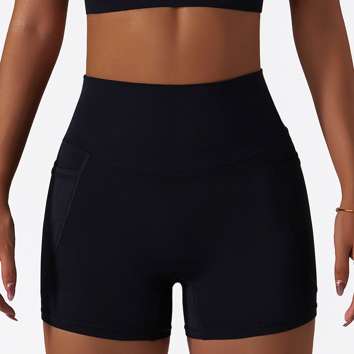 Women's Fitness Shorts with Pocket - Axtro Act