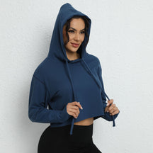Axtro Act Cropped Hoodie