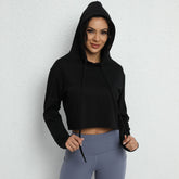 Axtro Act Cropped Hoodie