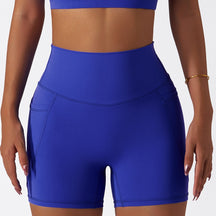Women's Fitness Shorts with Pocket - Axtro Act