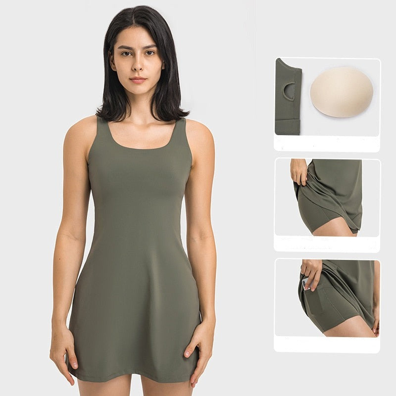 Sport Dress - Shorts and Inner Pocket