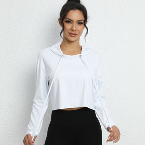 Axtro Act Cropped Hoodie