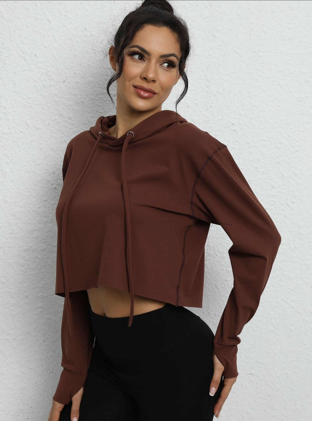 Axtro Act Cropped Hoodie