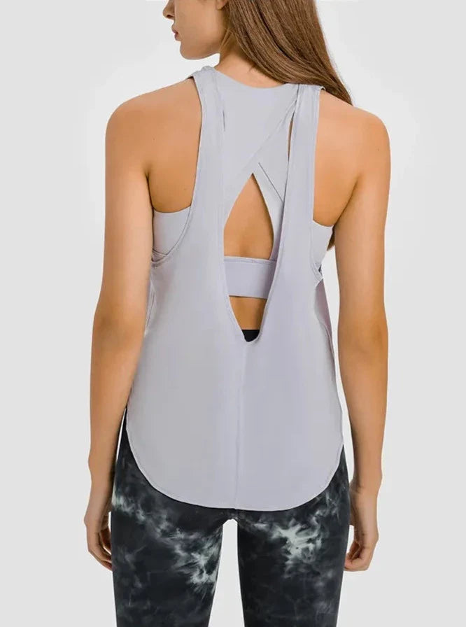 Move 2 in 1 Tank Top with Built-in Top