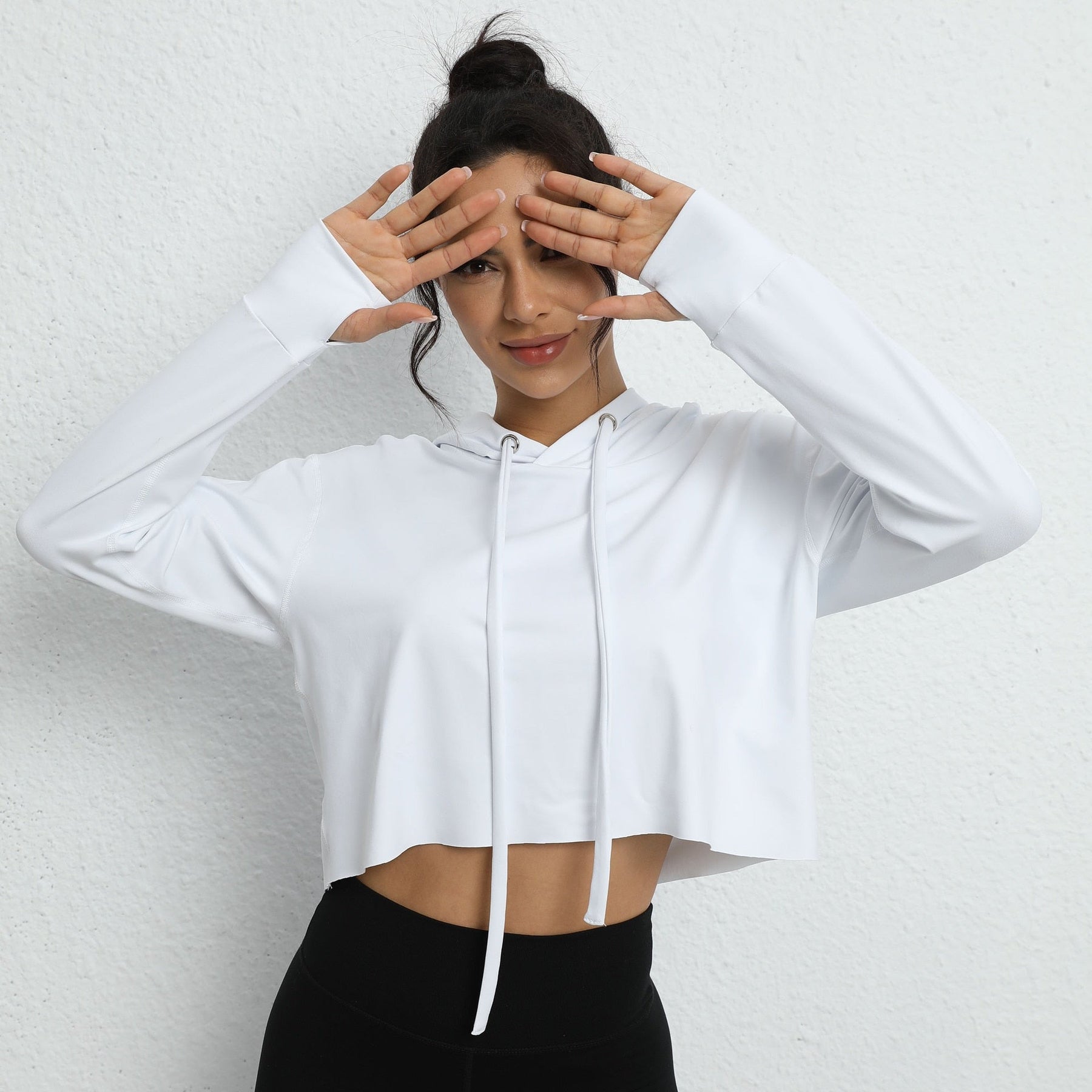 Axtro Act Cropped Hoodie