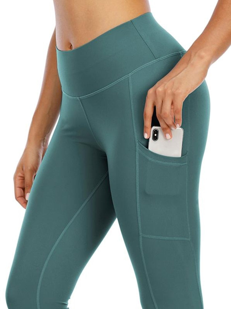 Fitness Leggings with Cell Phone Pocket