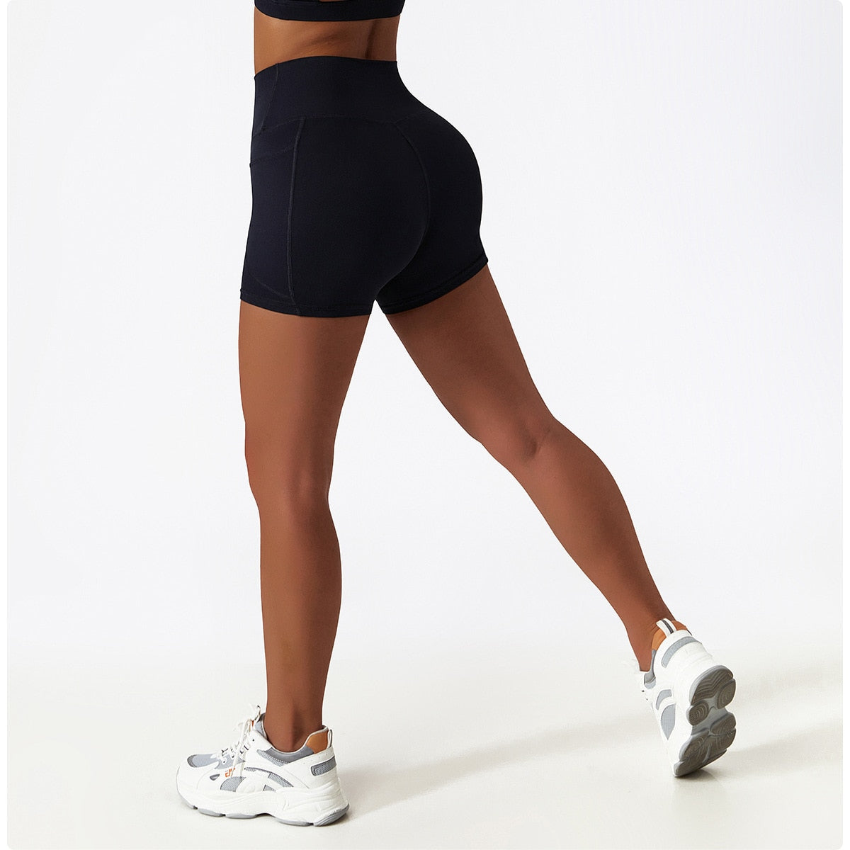 Women's Fitness Shorts with Pocket - Axtro Act