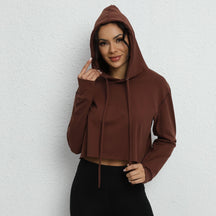 Axtro Act Cropped Hoodie