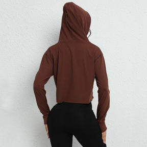 Axtro Act Cropped Hoodie