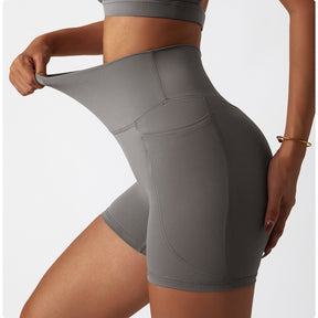 Women's Fitness Shorts with Pocket - Axtro Act