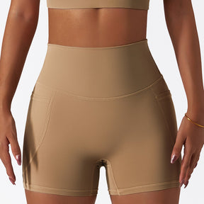 Women's Fitness Shorts with Pocket - Axtro Act